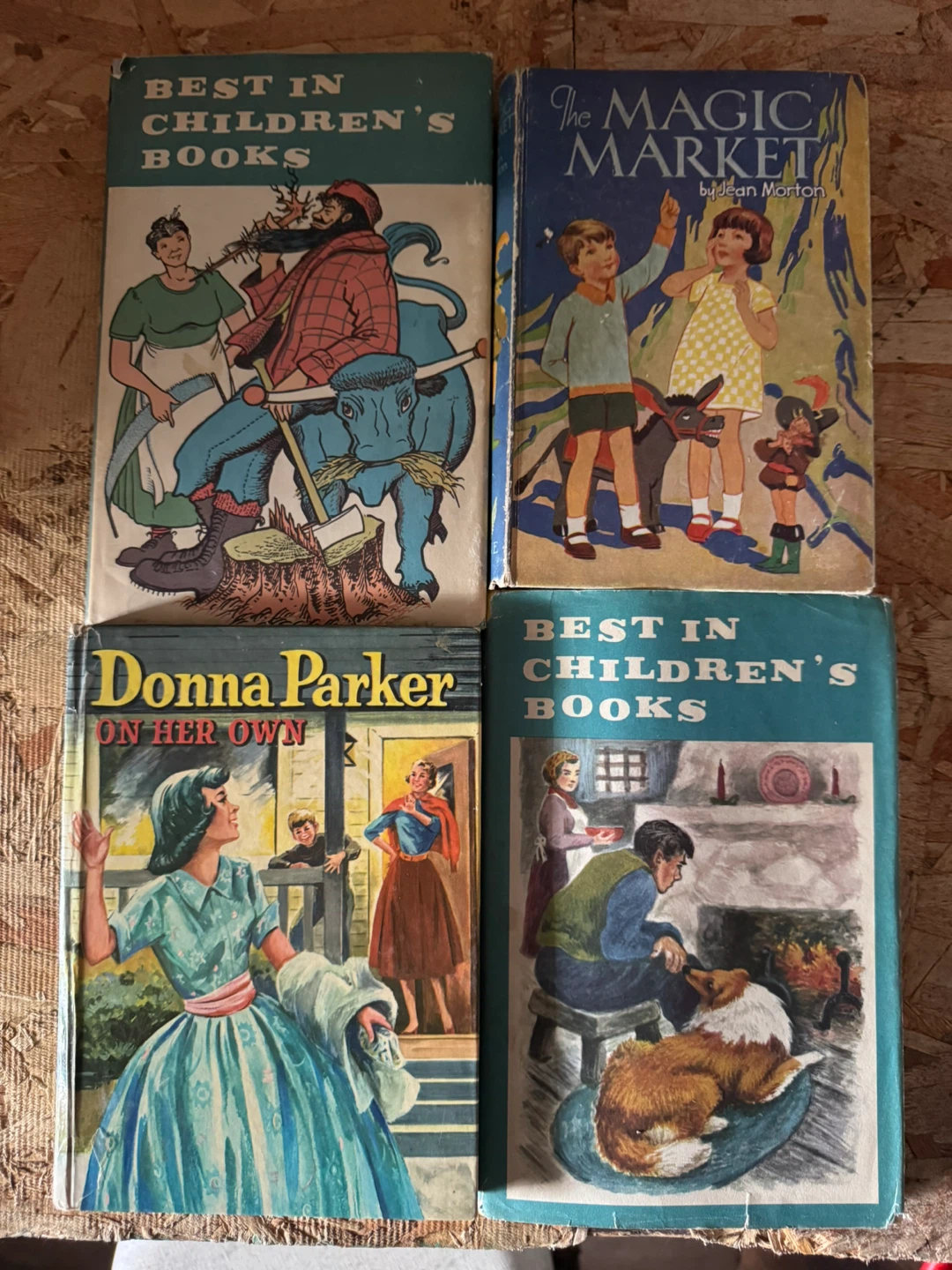 Collection of 4 Vintage Children's Books