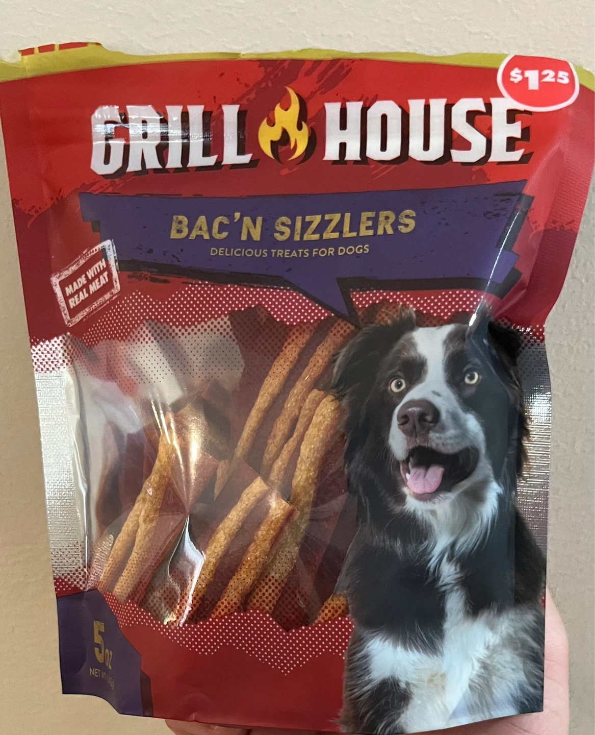 Grill House Bac'n Sizzlers Dog Treats