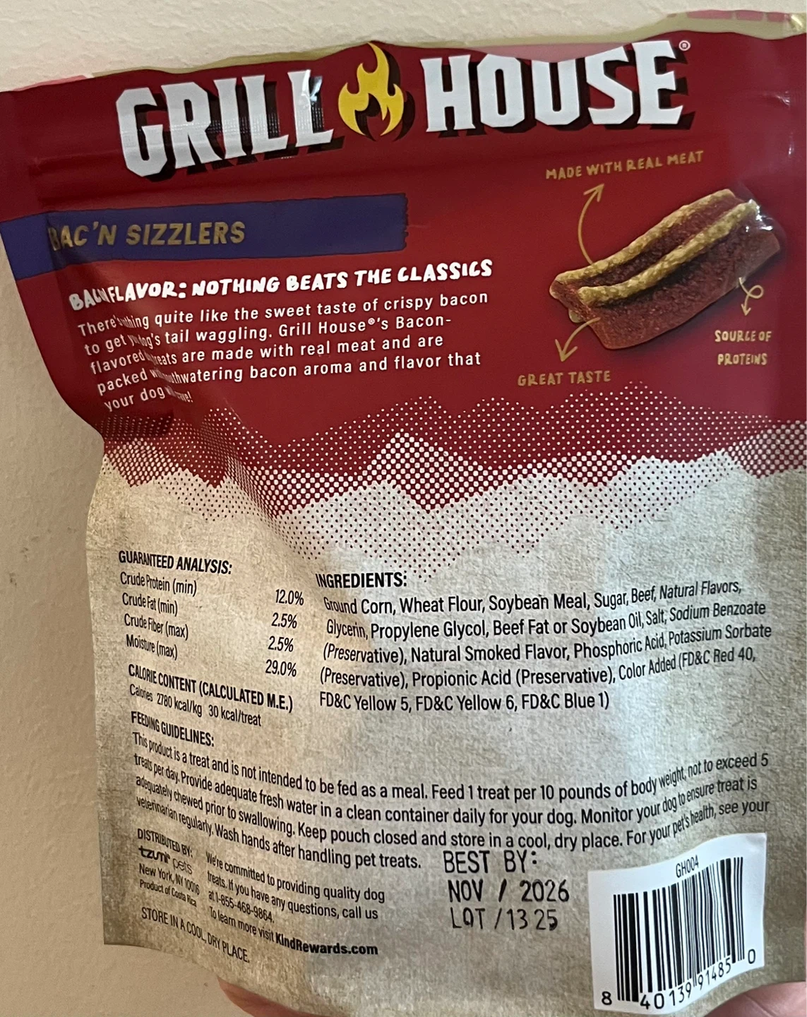 Grill House Bac'n Sizzlers Dog Treats - photo 2