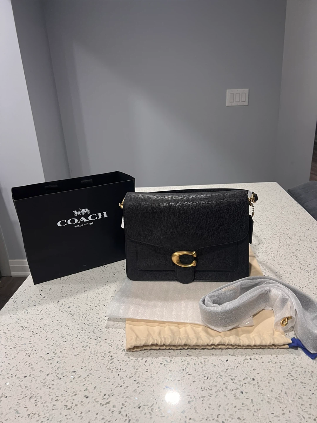 Coach Tabby Shoulder Bag in Black