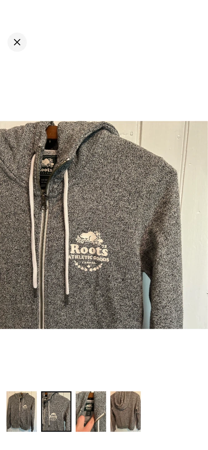 Roots Canada Grey Zip-Up Hoodie - photo 2