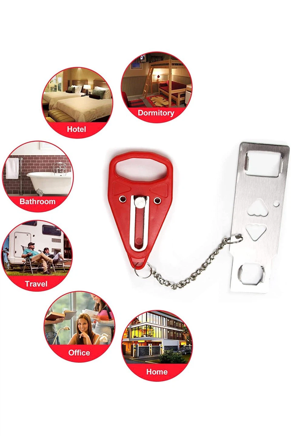 Portable Door Lock Security Device - photo 2