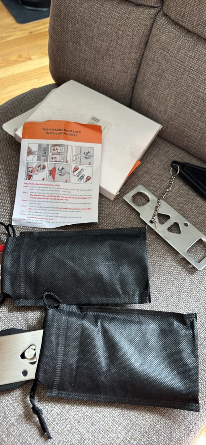 Portable Door Lock Security Device