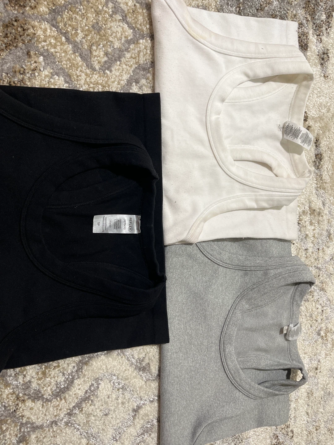 3 Pack Russell Athletic Tank Tops (Black, White, Grey) - photo 2
