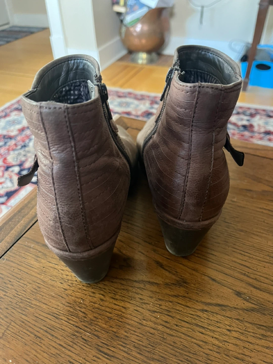 Rockport Brown Leather Ankle Boots - photo 2