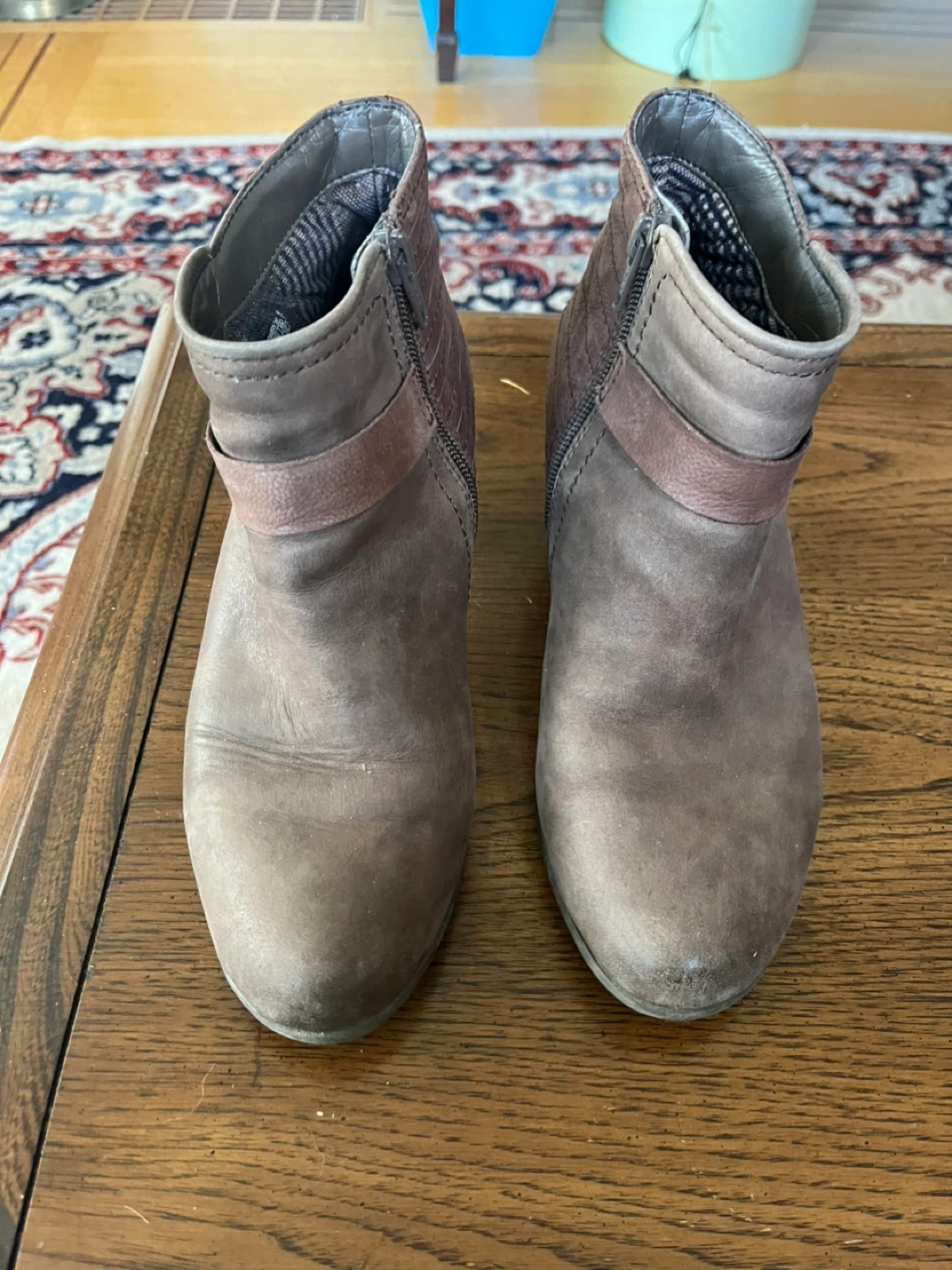 Rockport Brown Leather Ankle Boots