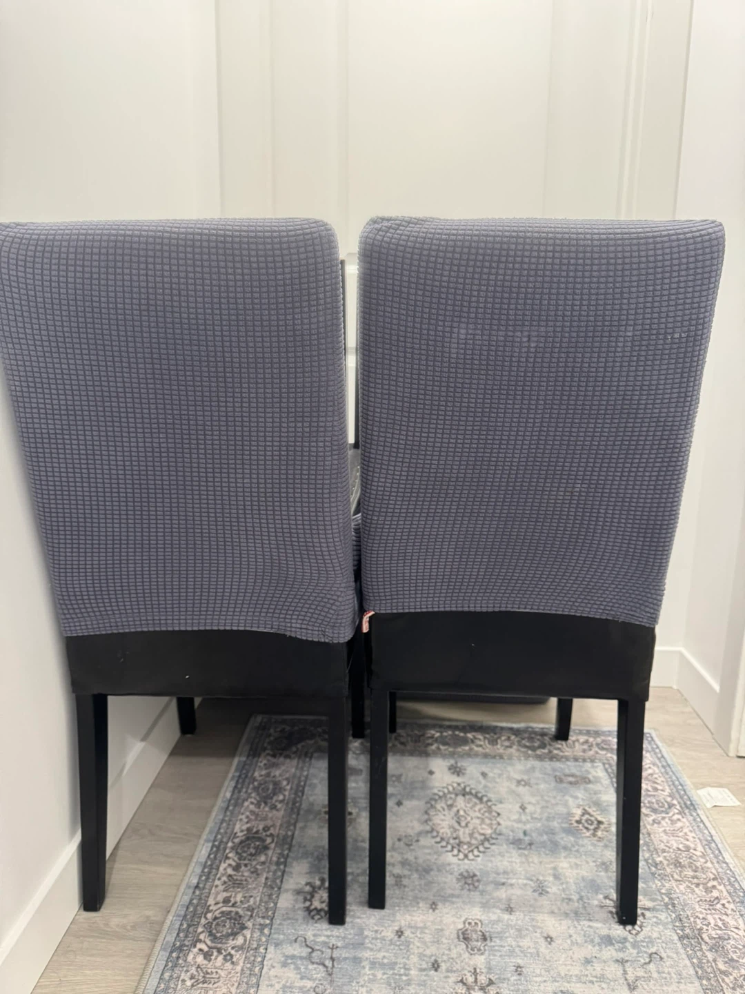 Grey Dining Chair Covers (Set of 6) - photo 2