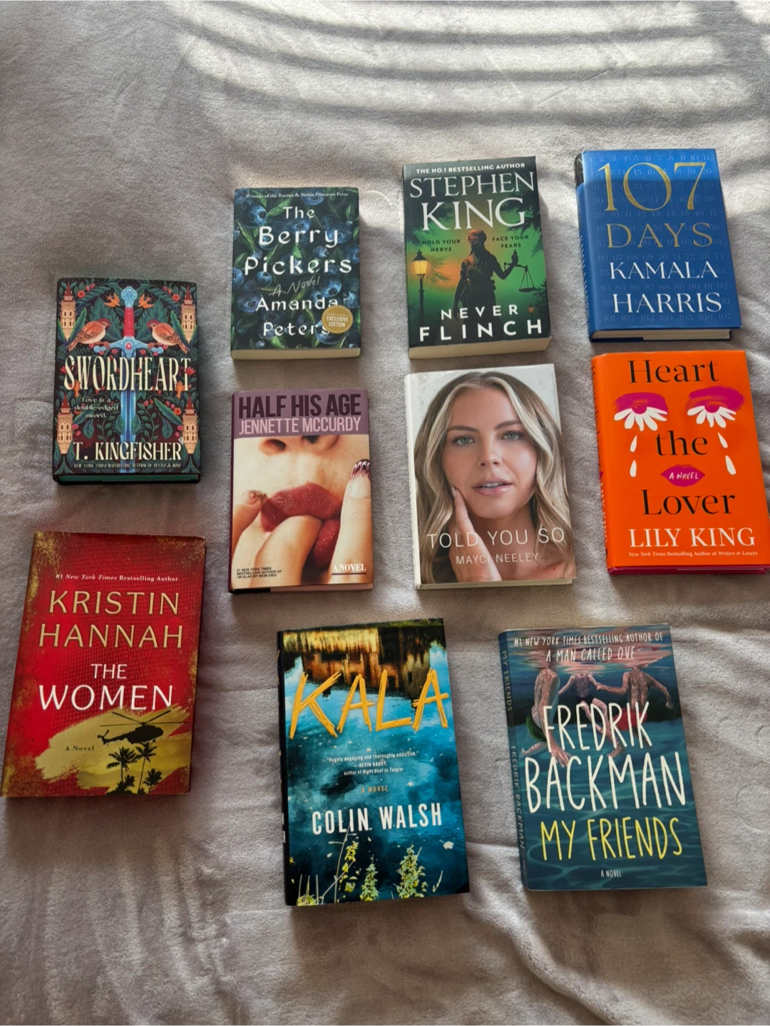 Mix of books for sale