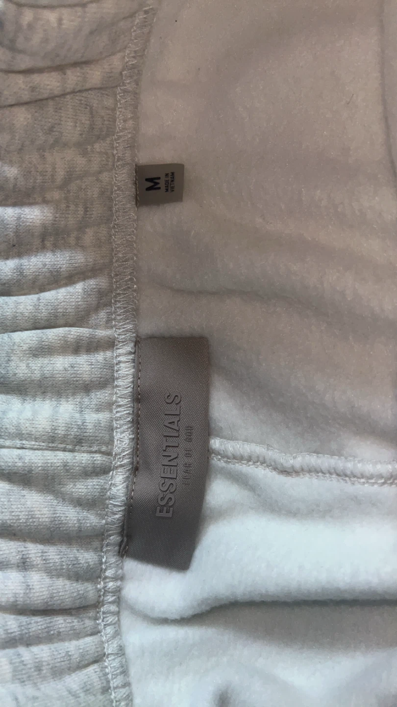 Essentials Fear of God Grey Sweat Shorts Size M - photo 2