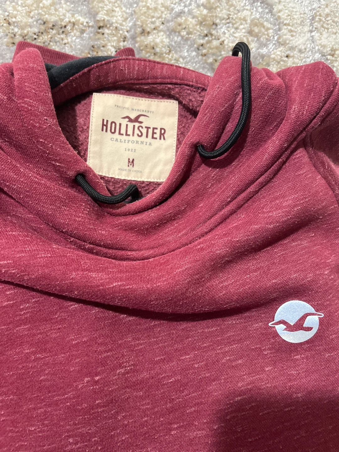 Hollister Hoodie - Red - Size M - photo 3