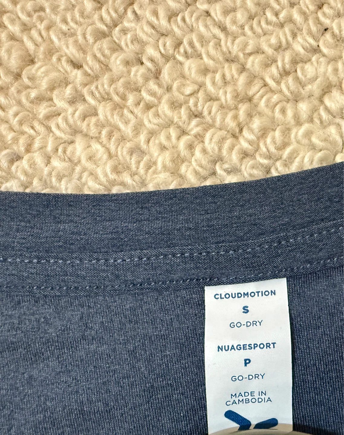 Cloudmotion Go-Dry Long Sleeve Wrap Top Size S - photo 2