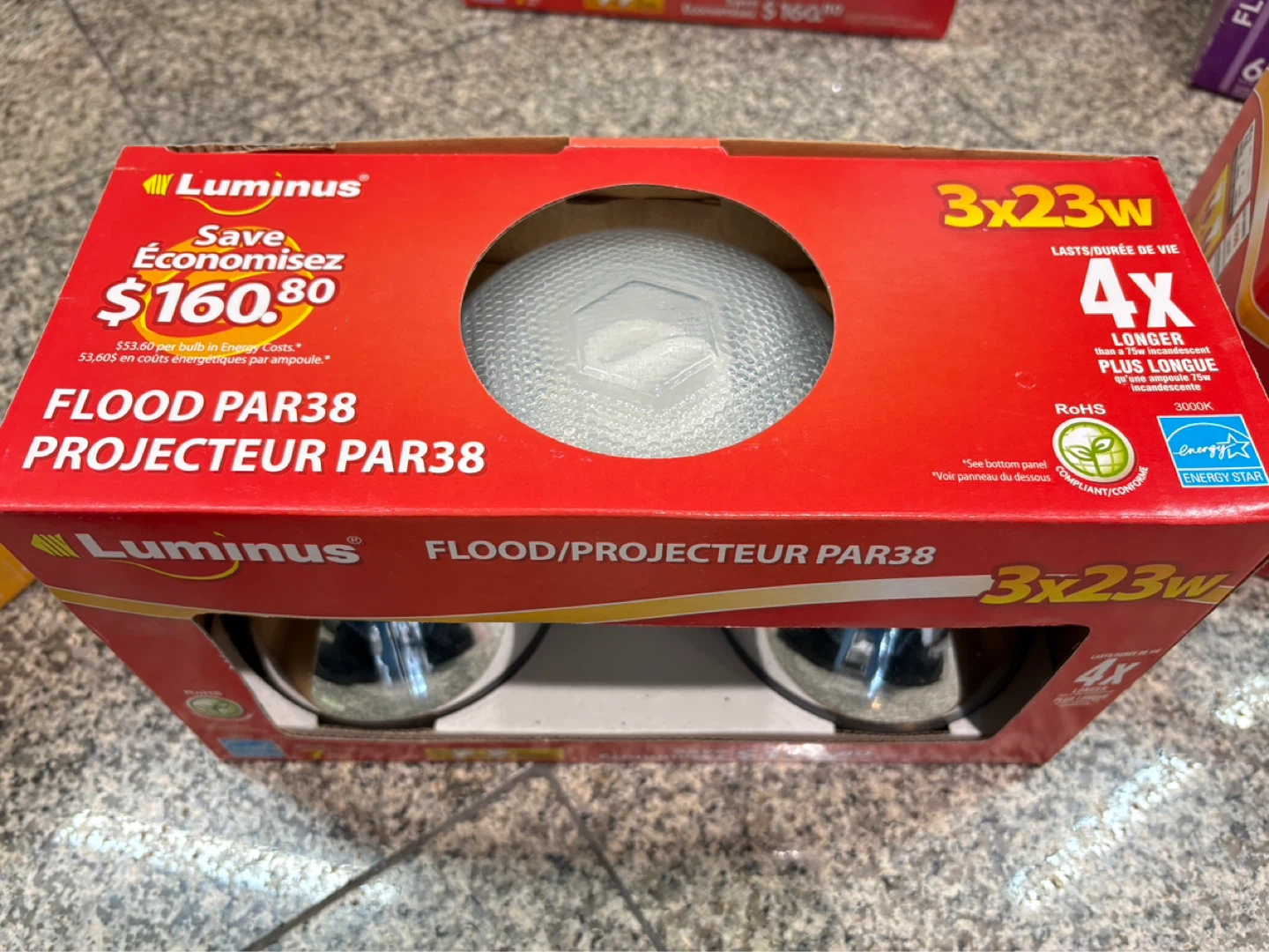 Luminus Flood/Projecteur PAR38 Light Bulbs - 3x 23W - photo 2