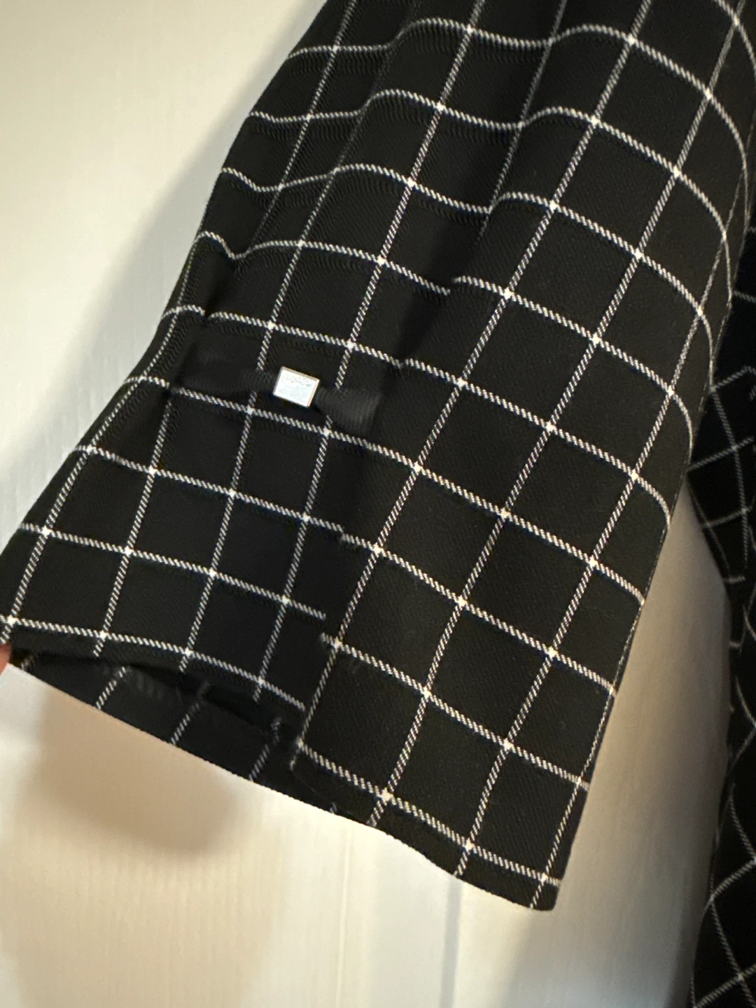 Black and White Check dress- Size 44 - photo 3