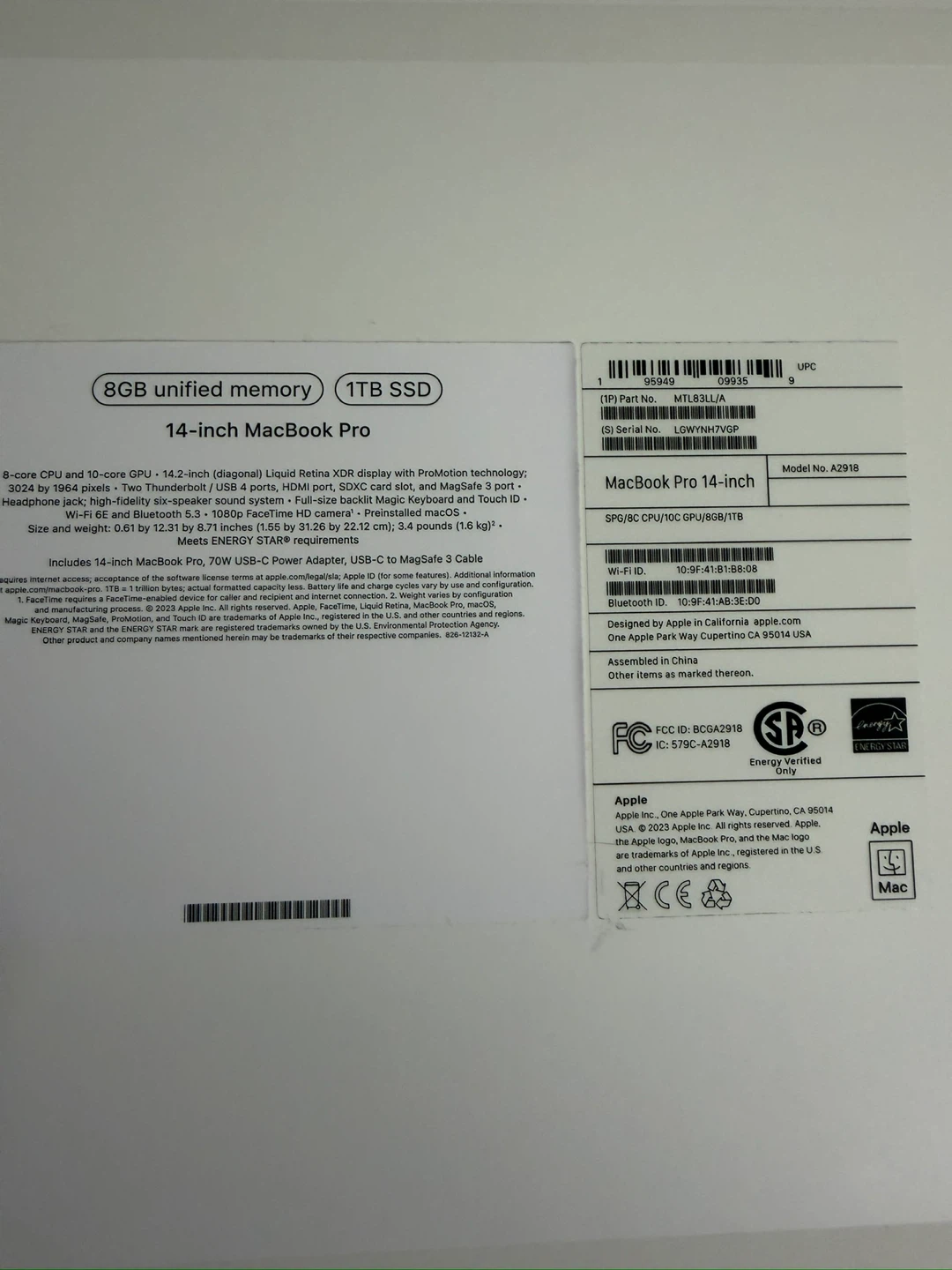 Apple MacBook Pro 14-inch M3 - photo 2