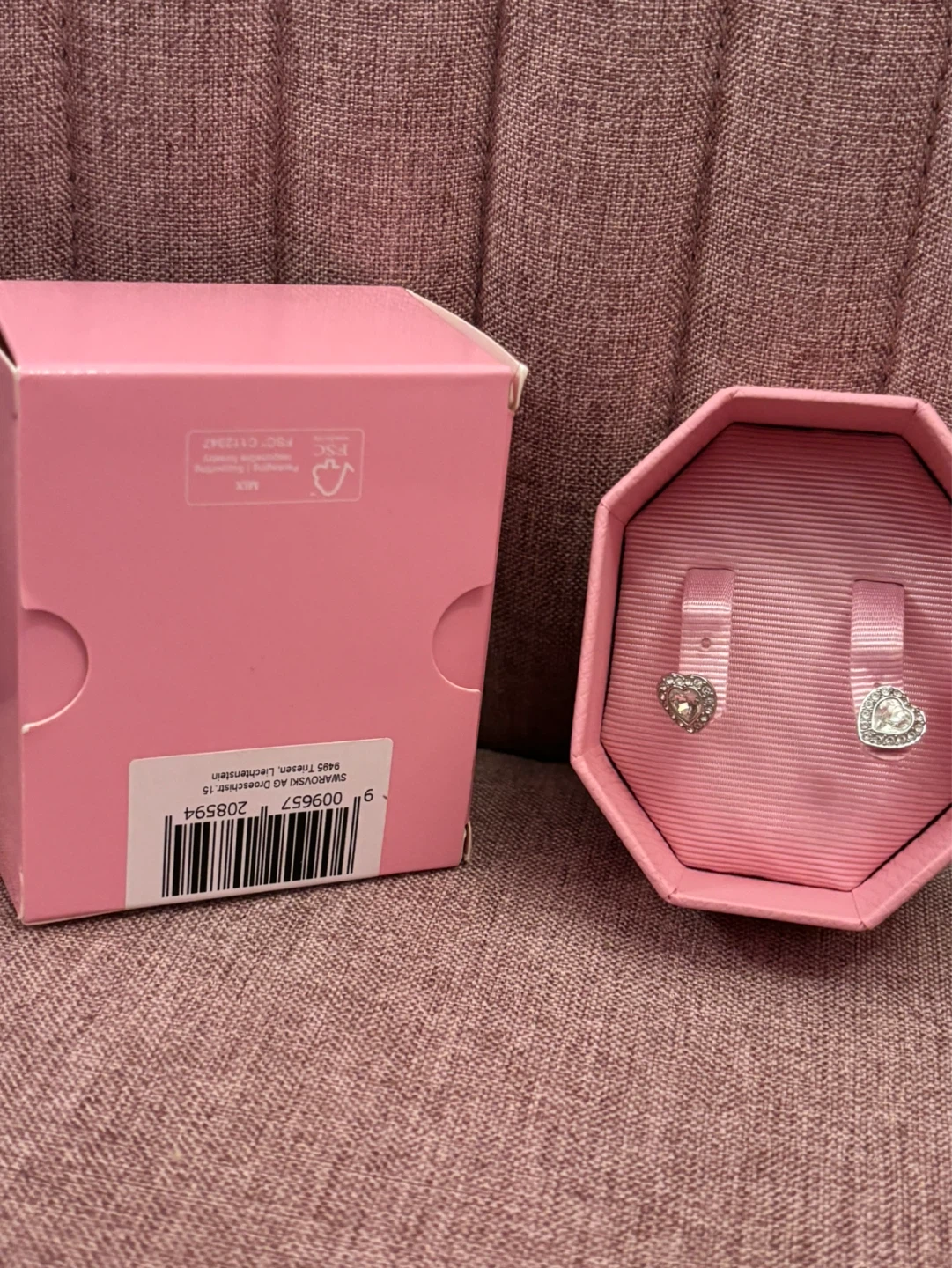 Swarovski Ariana Grande Heart Stud Earrings - photo 5