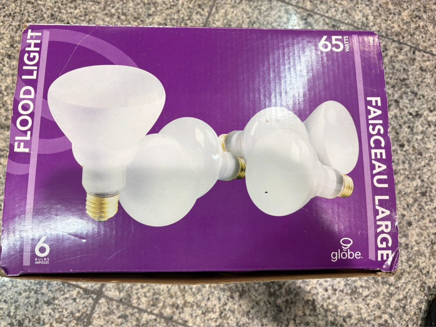 10 piece Globe Electric 65W Flood Light Bulbs - 6 Pack