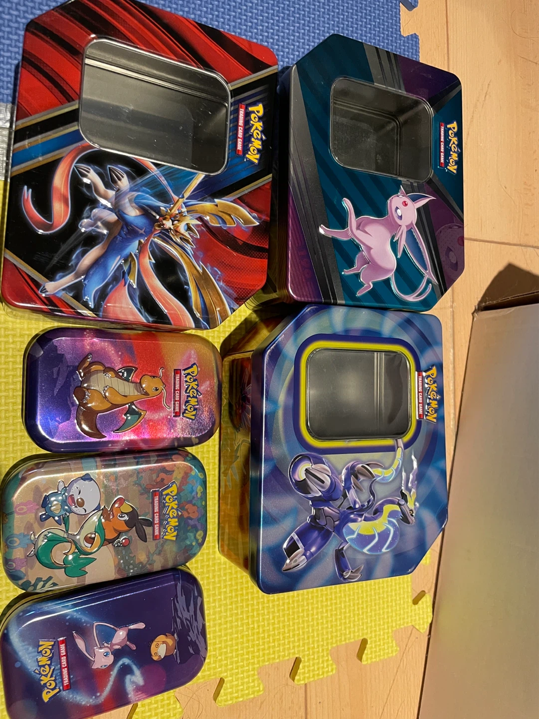 EMPTY Pokemon Trading Card Game Tins