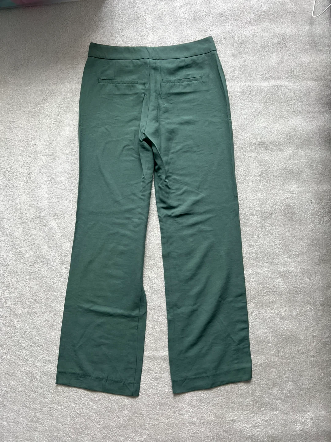 ZARA Wide Leg Trousers - Green - Size M - photo 4