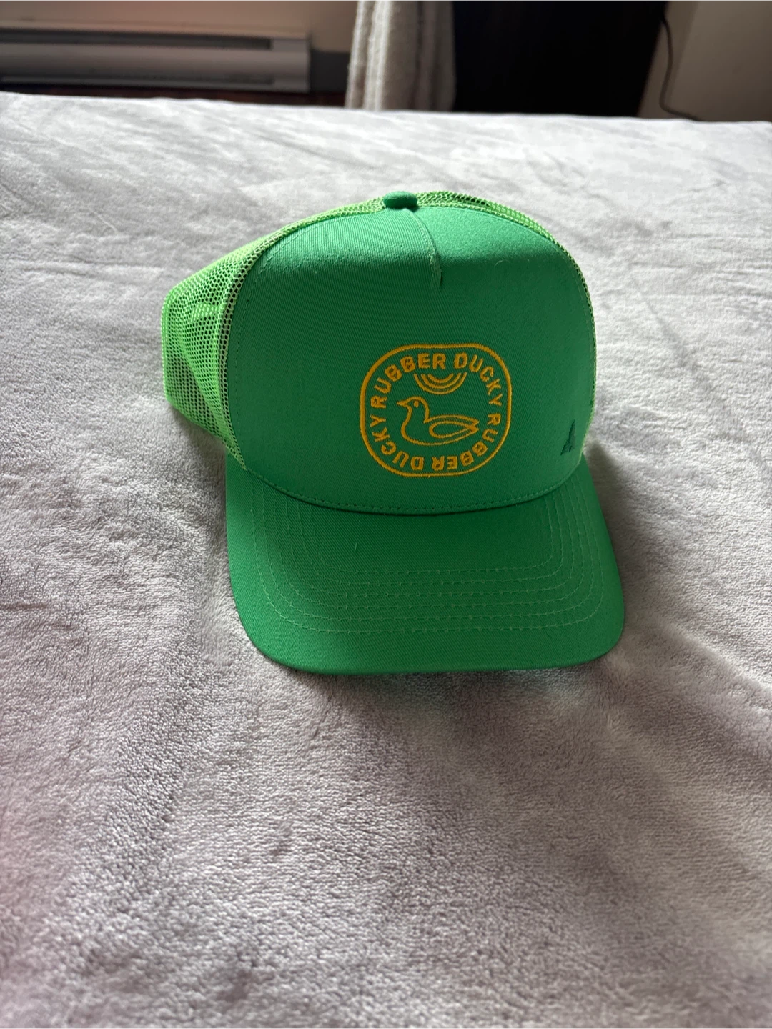 Green Rubber Ducky Trucker Hat