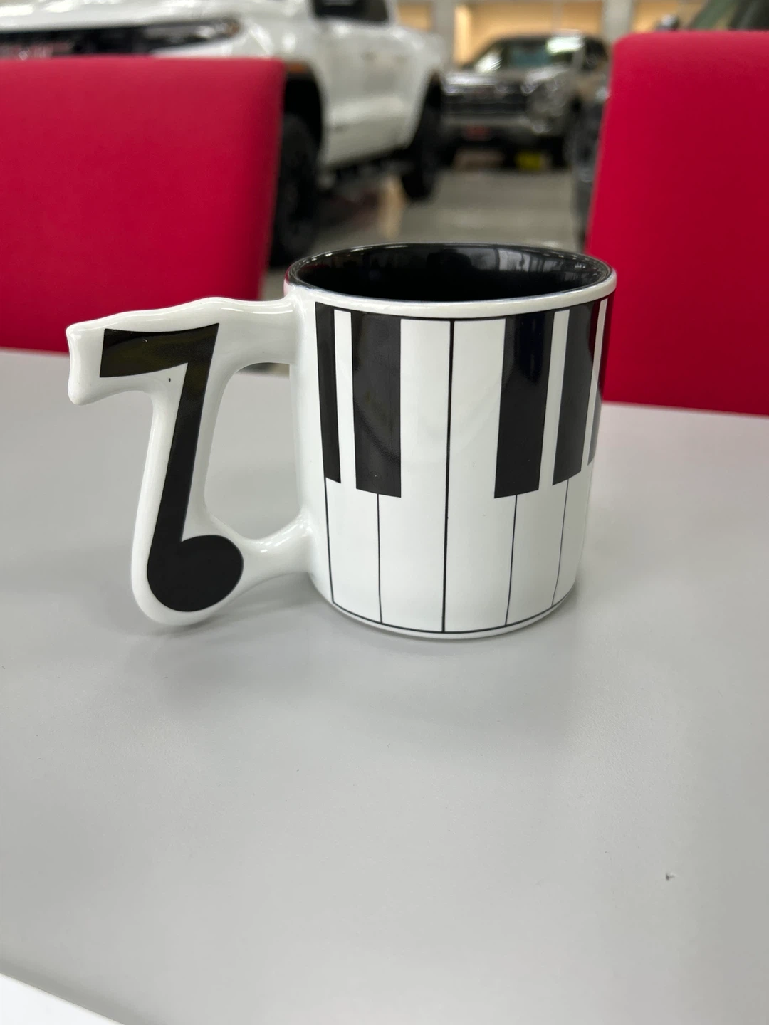 HSI Piano Keyboard & Music Note Handle Mug - photo 2