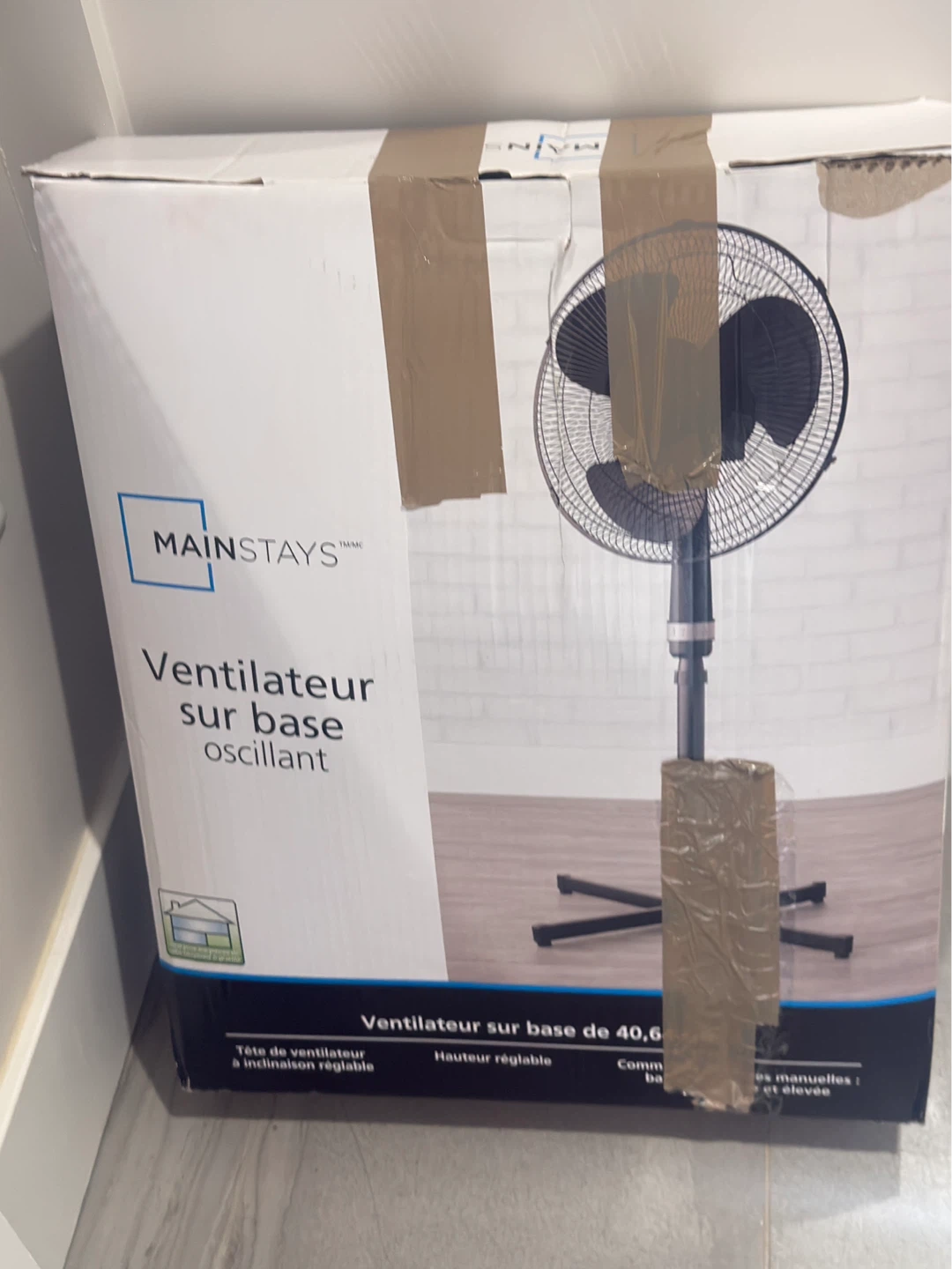 Mainstays Oscillating Pedestal Fan