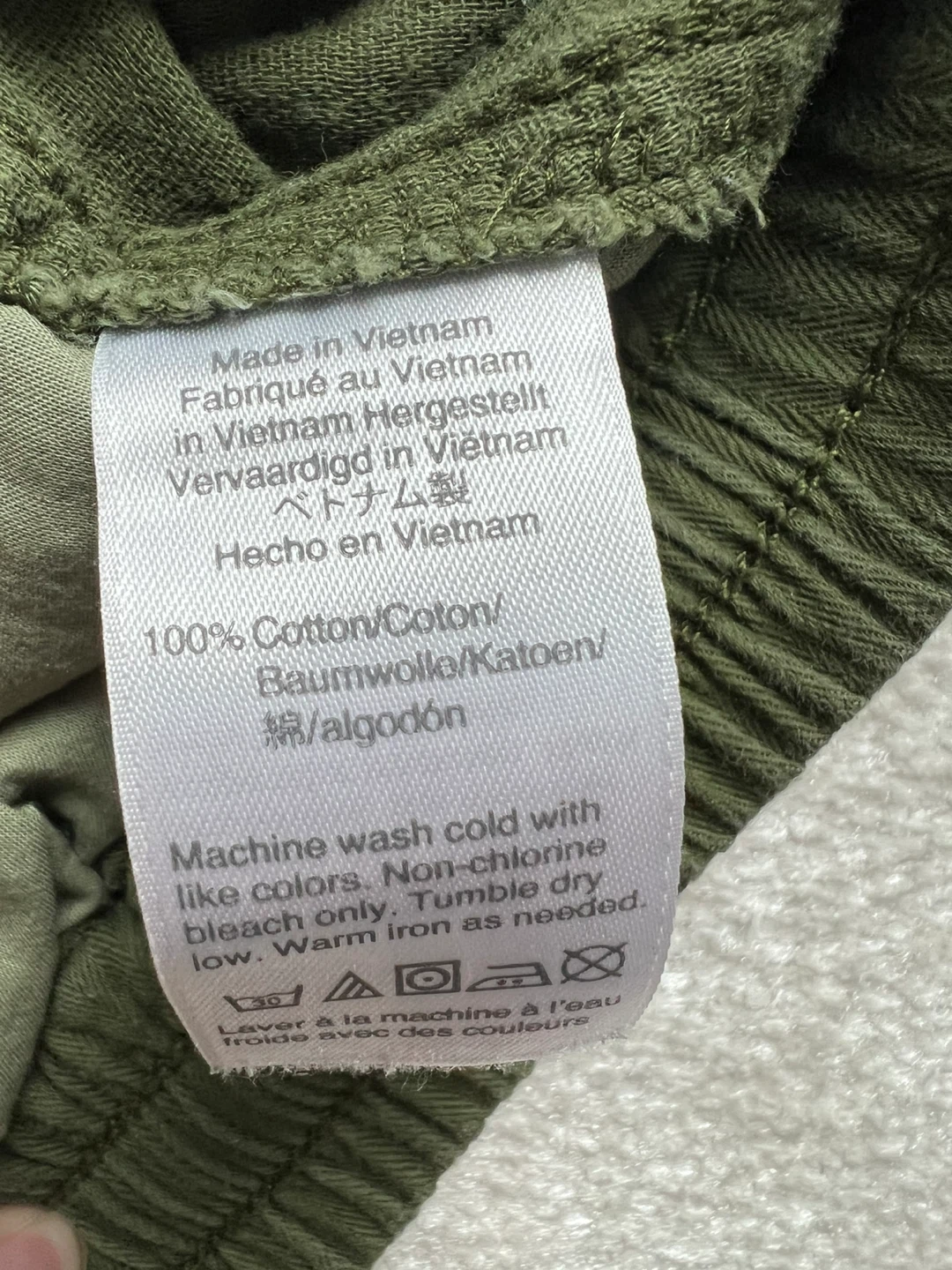 POINT SUR Olive Green Jogger Pants - Size 6 - photo 3