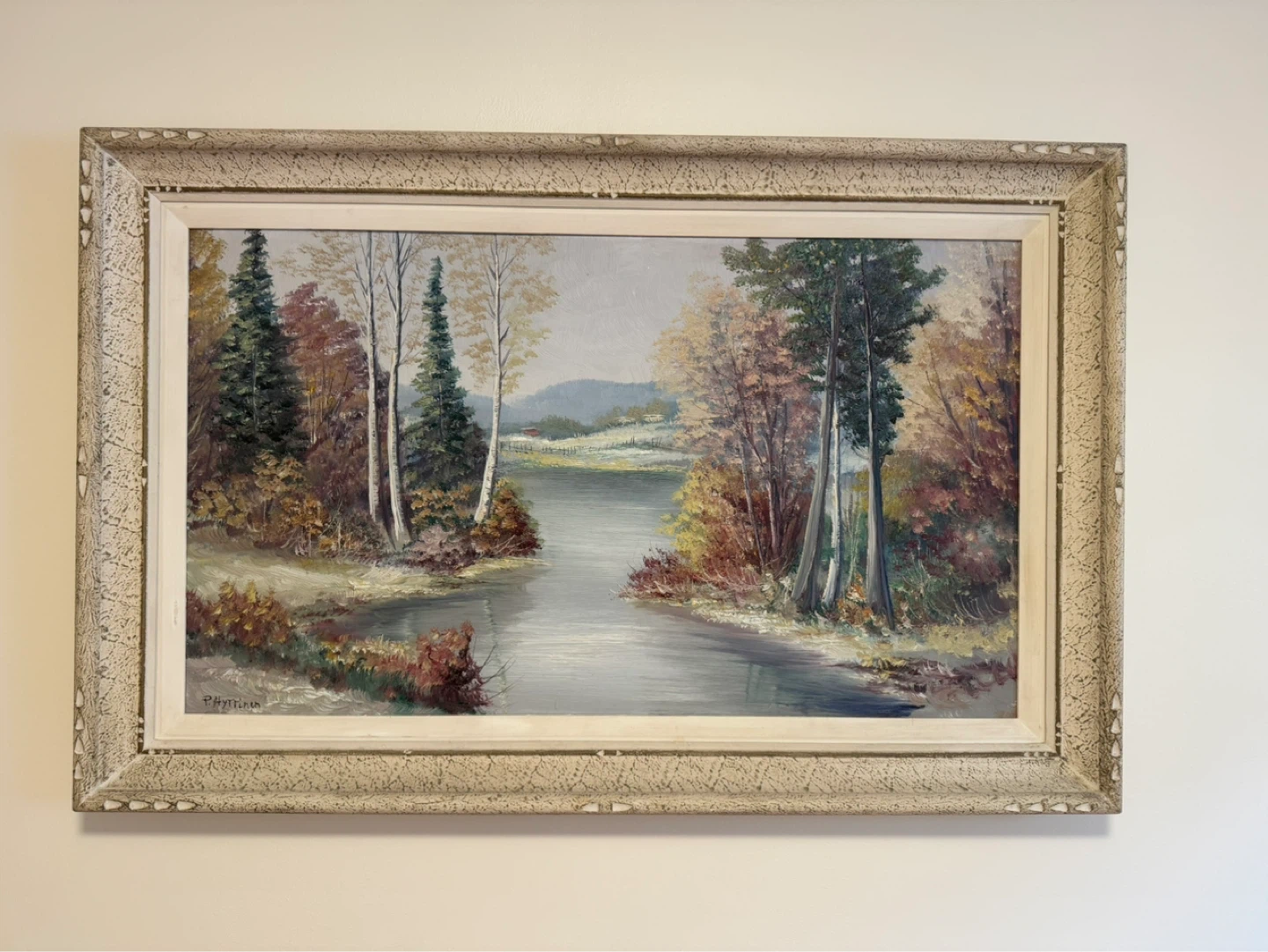 Countryside oil painting