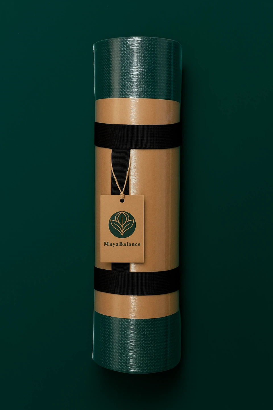 Eco friendly TPE Yoga Mat with Wide Strap -183 x61 cm, 6mm thick - photo 2