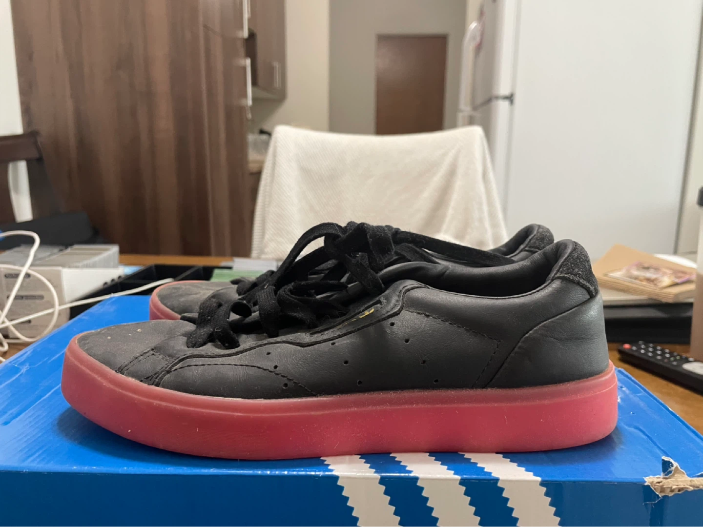Adidas Sleek Sneakers - Black/Red - photo 2