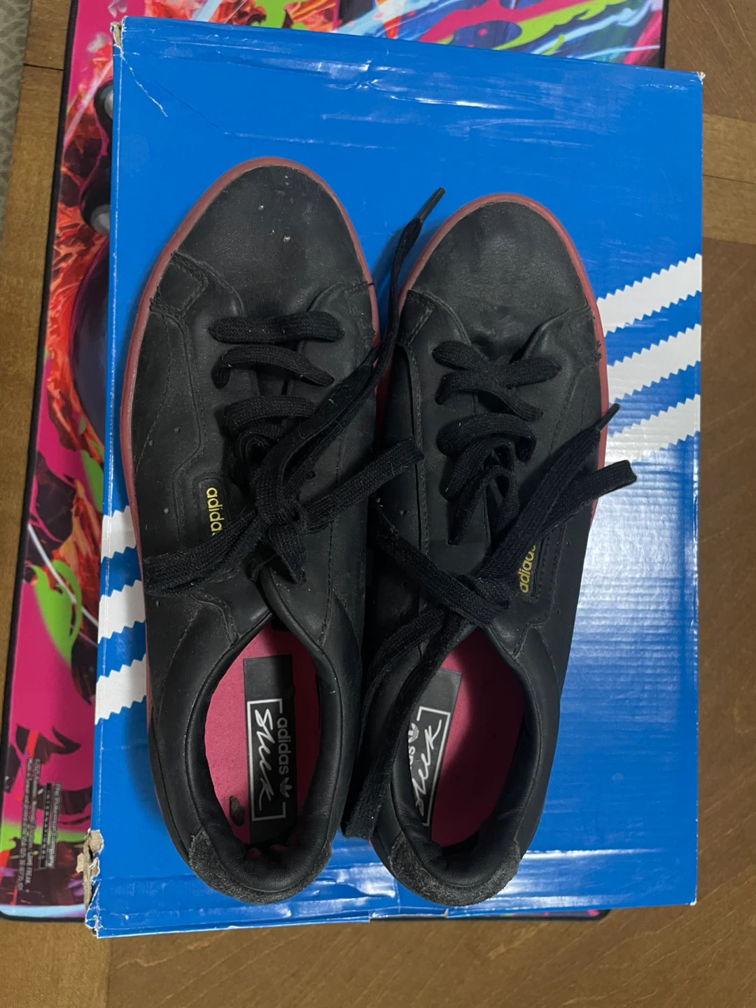 Adidas Sleek Sneakers - Black/Red - photo 3