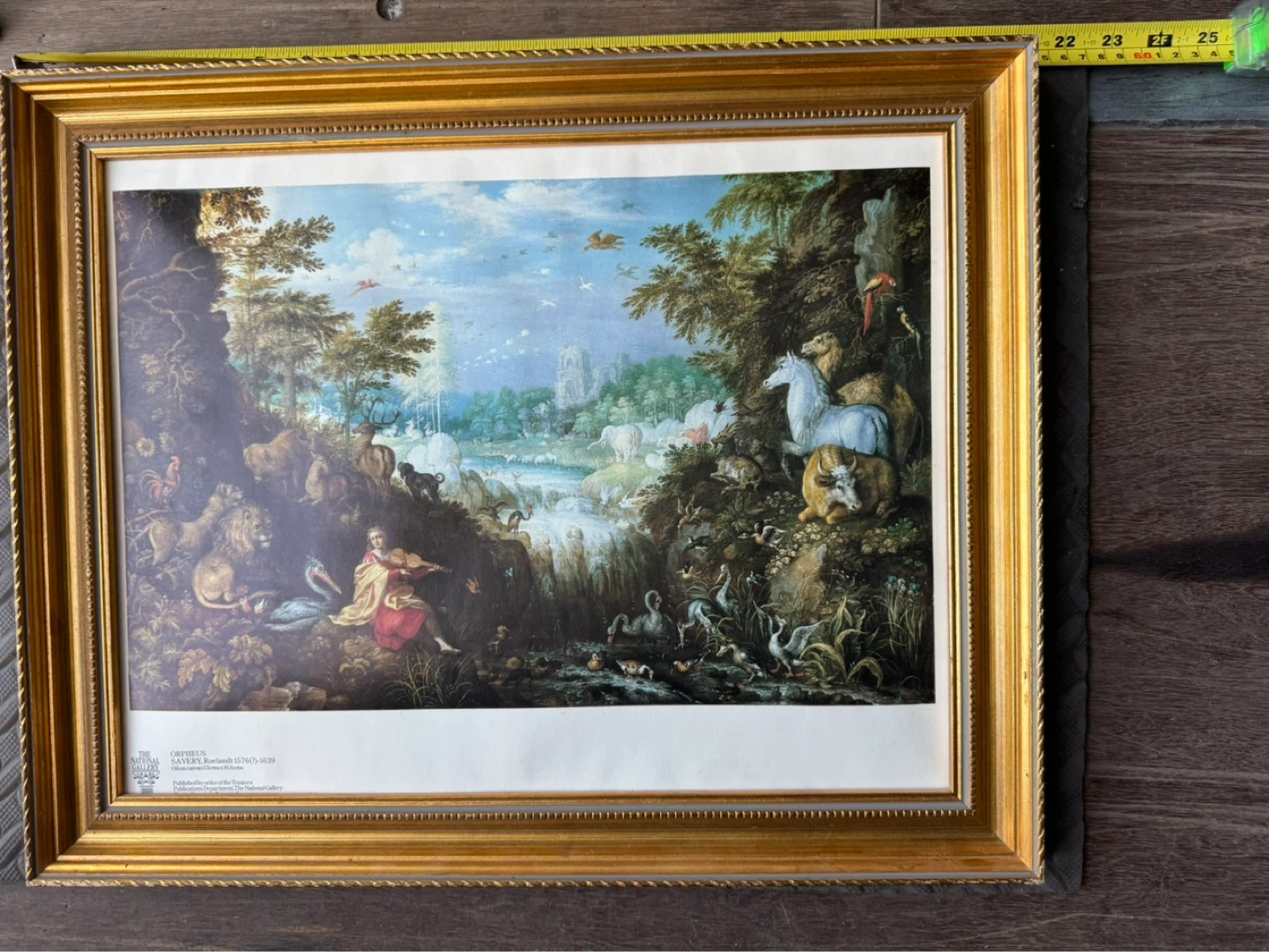 National Gallery 'Orpheus' Print by Savery - Framed - photo 4