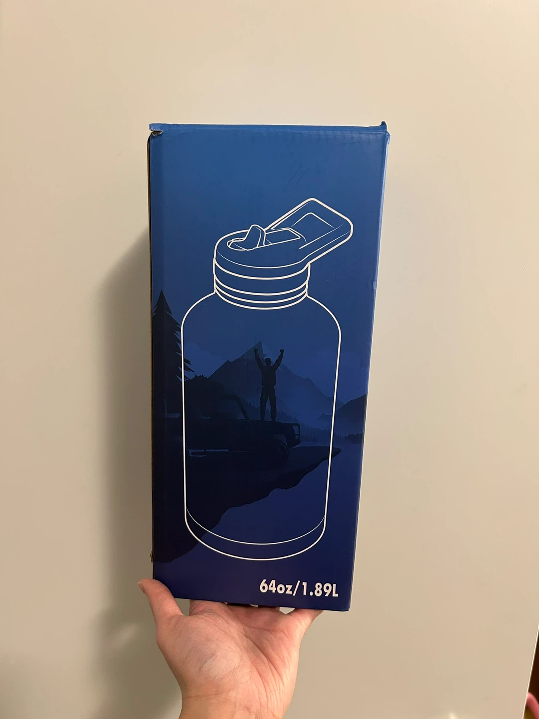 64oz Water Bottle with Straw Lid, Brush and Carry Bag - photo 4