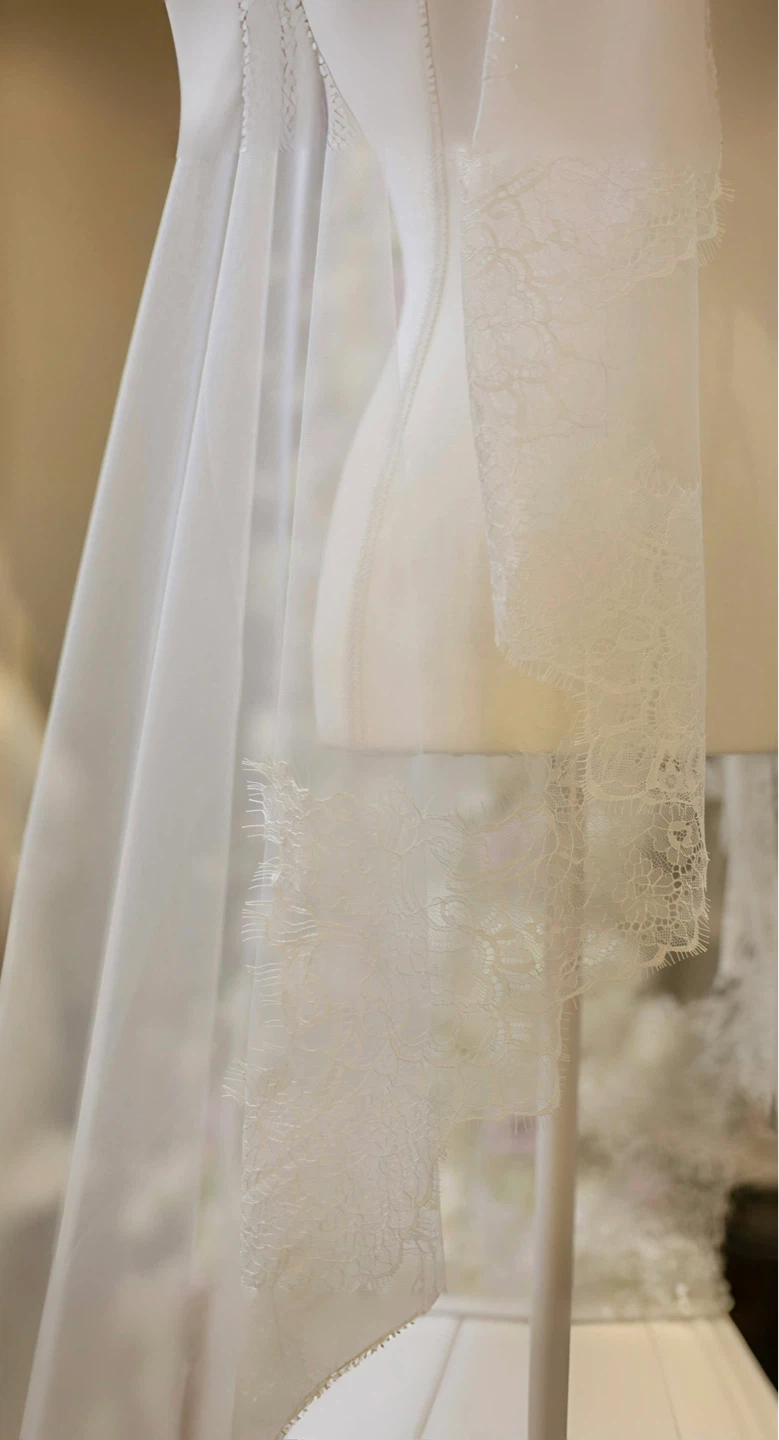 Chantilly lace Mantilla veil -brand new - photo 3