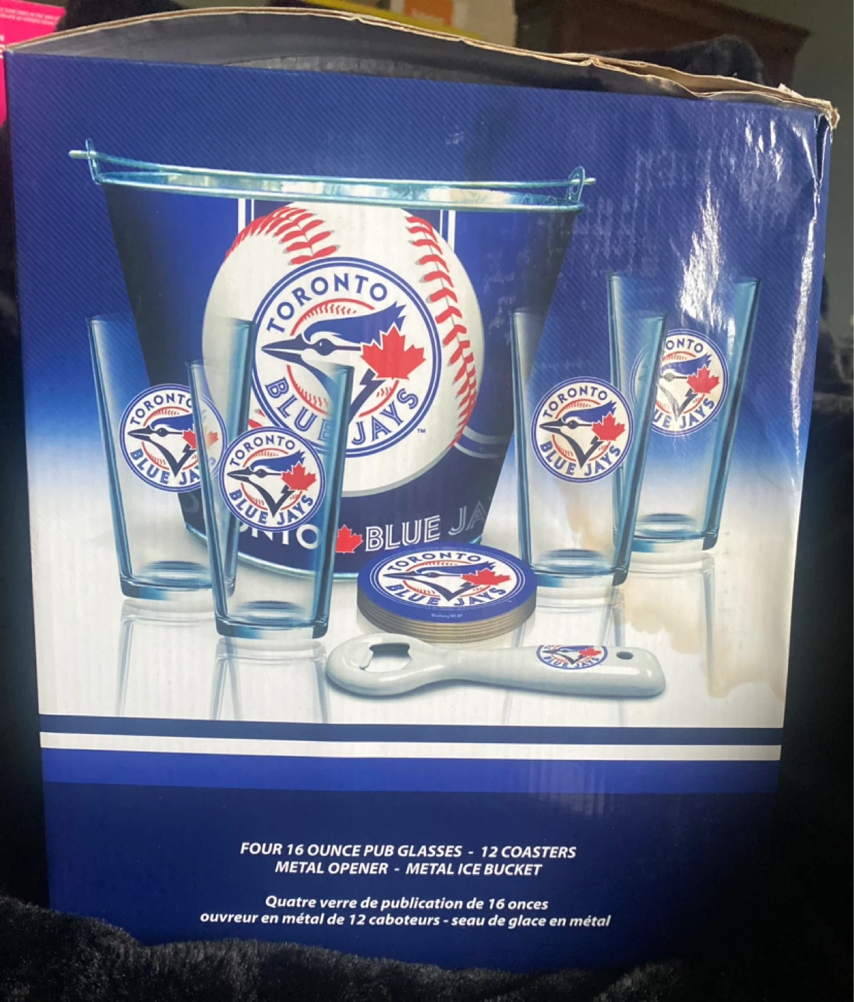 Toronto Blue Jays  Ice Bucket & Bar Set (Brand New) - photo 2