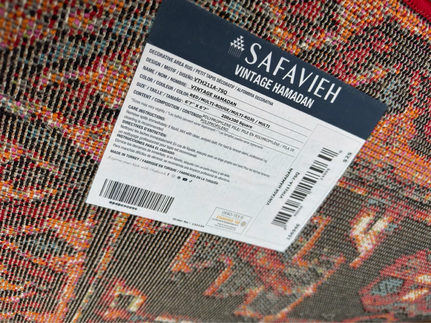6-MONTHS Vintage Hamadan Rug Safavieh - photo 3