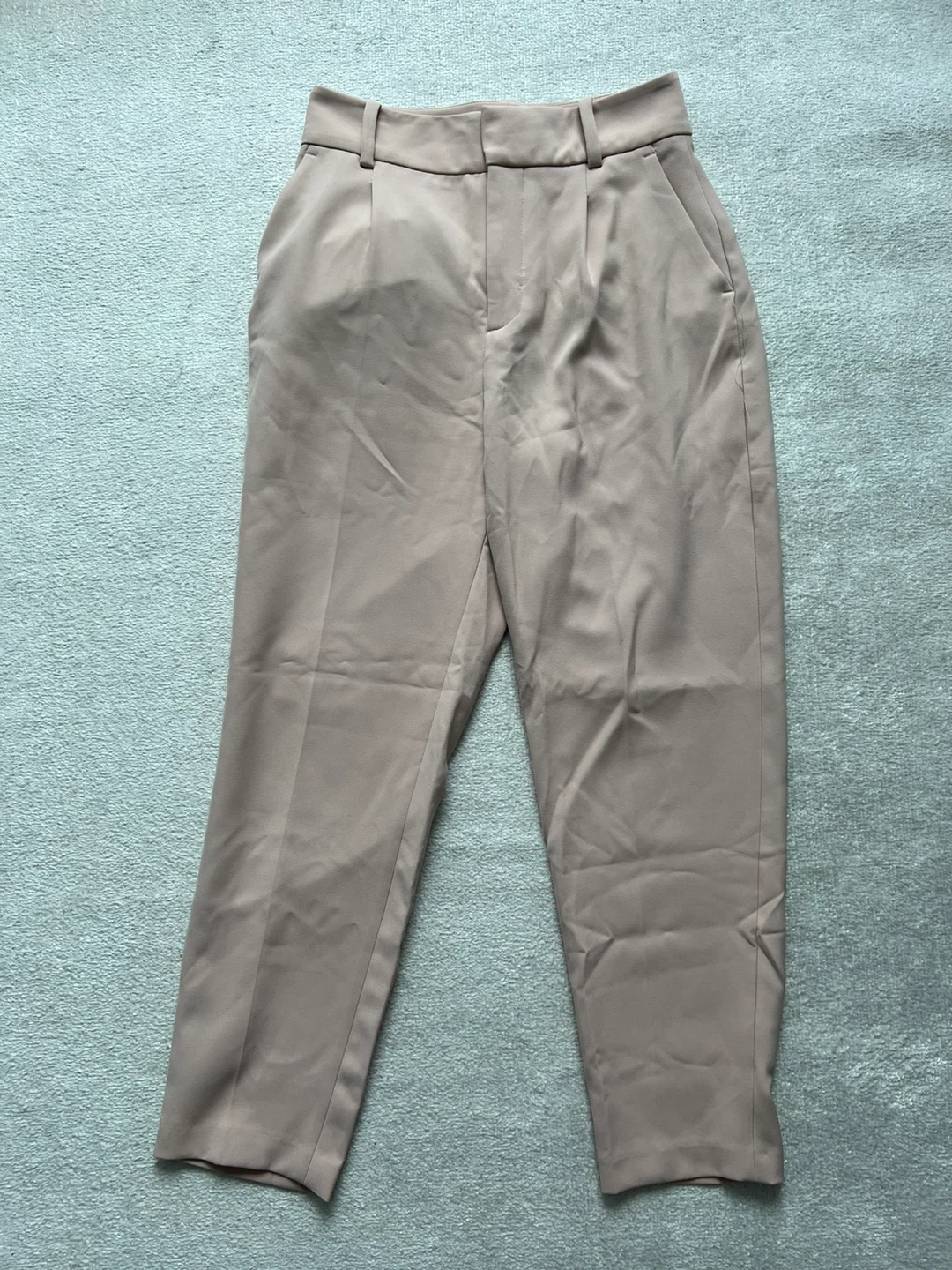 Zara Women's Beige Trousers Size Medium
