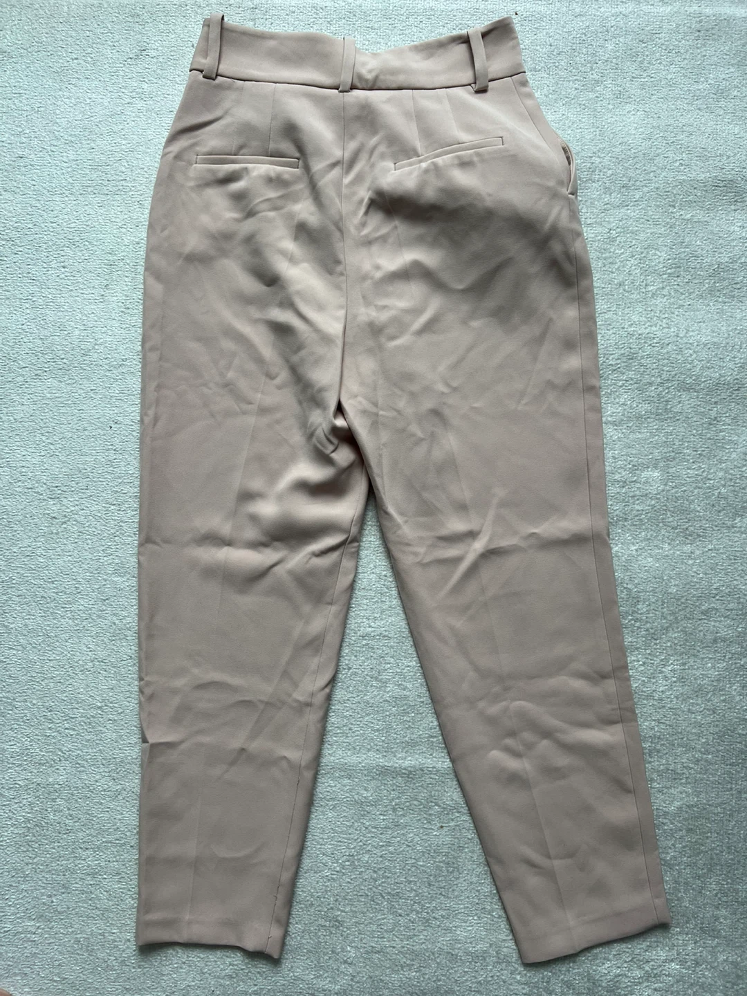 Zara Women's Beige Trousers Size Medium - photo 4