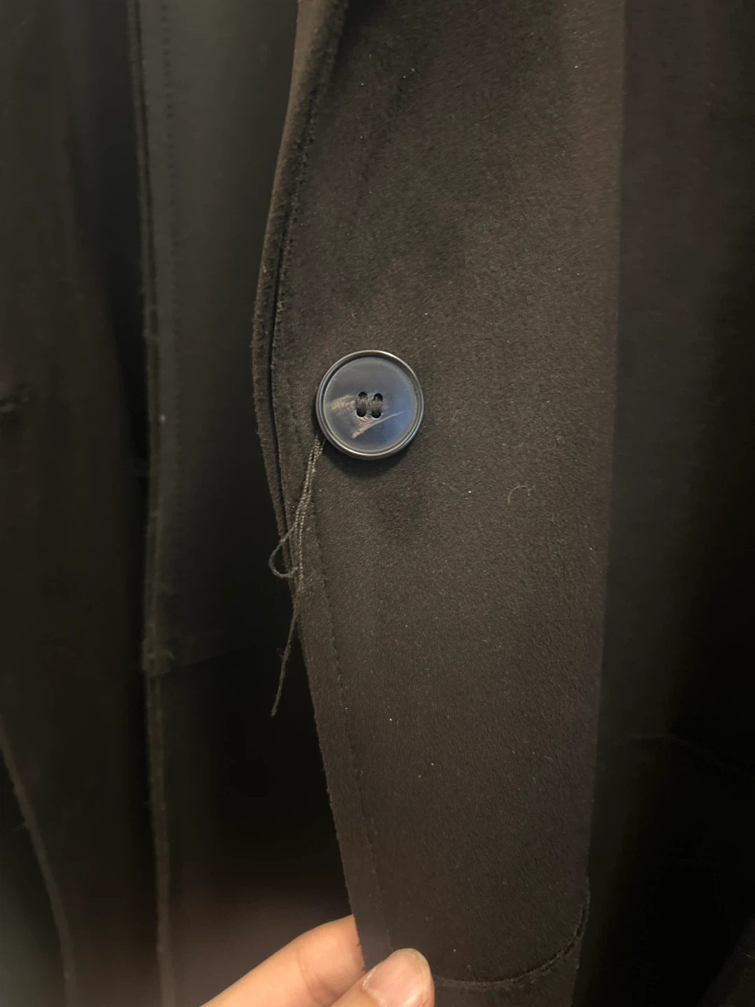 Zara Basic Black Outerwear Coat Size M - photo 3