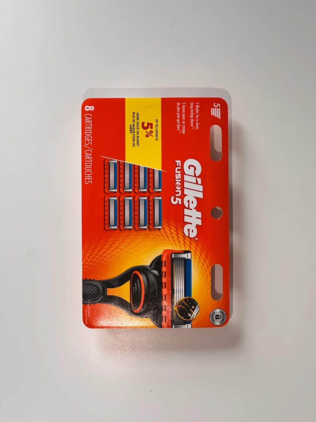 Gillette Fusion5 Razor Cartridges - 8 Count