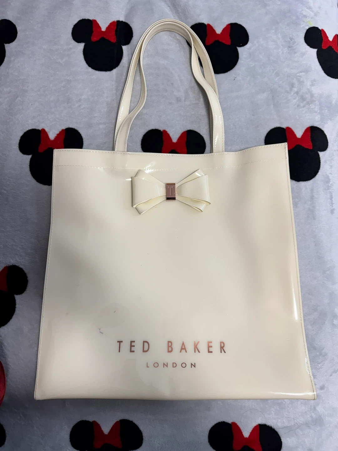 Ted Baker London Cream Bow Tote Bag