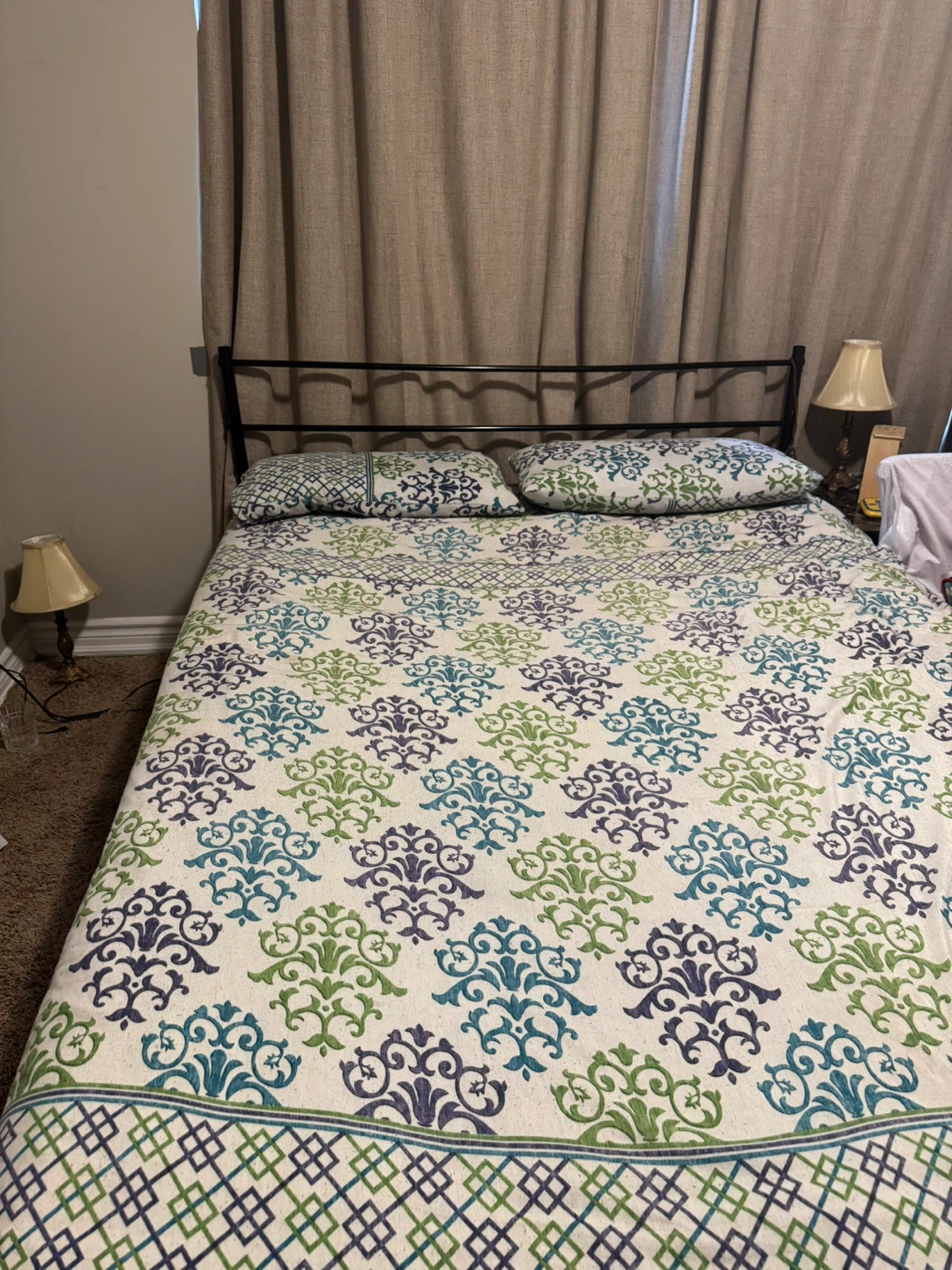 Black Metal Bed Frame