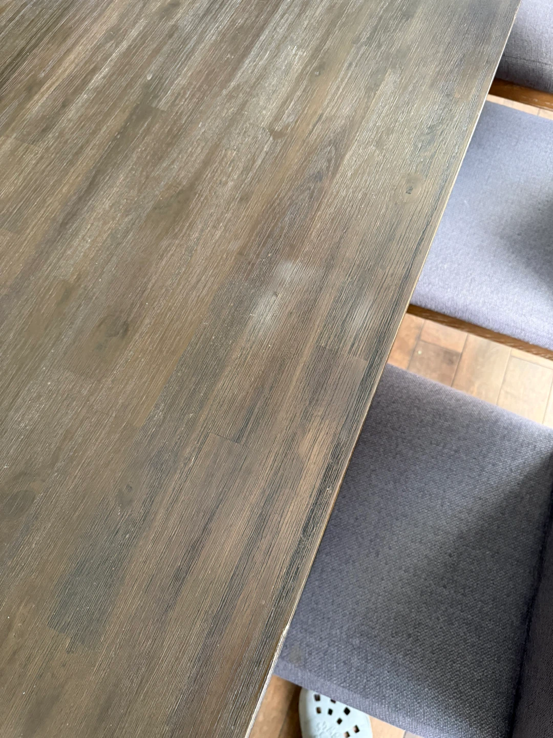 Wooden Dining Table with 4 Chairs and Bench - photo 2