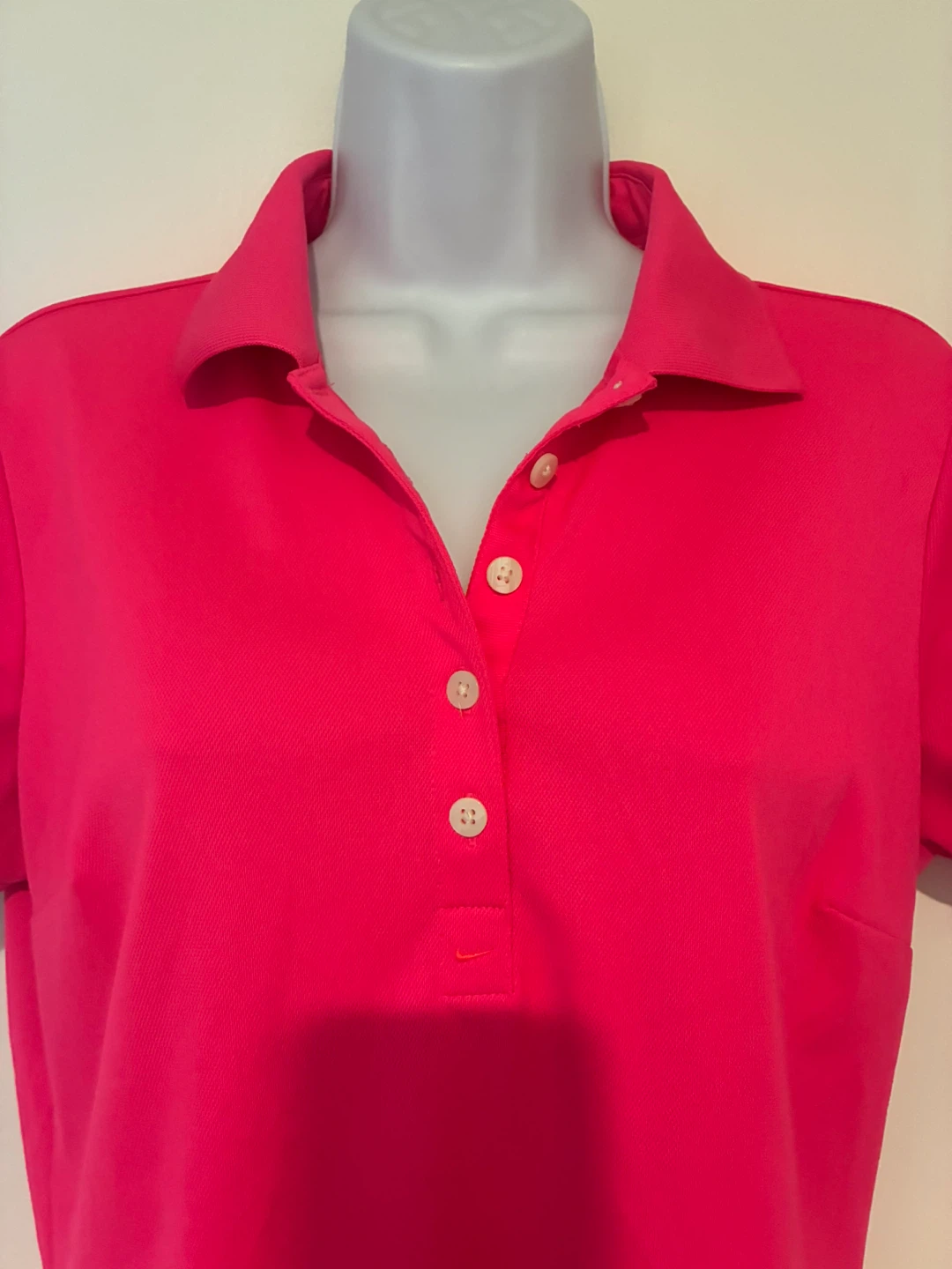 Nike Golf Tour Performance Dri-Fit Polo Shirt - Medium - Pink - photo 2