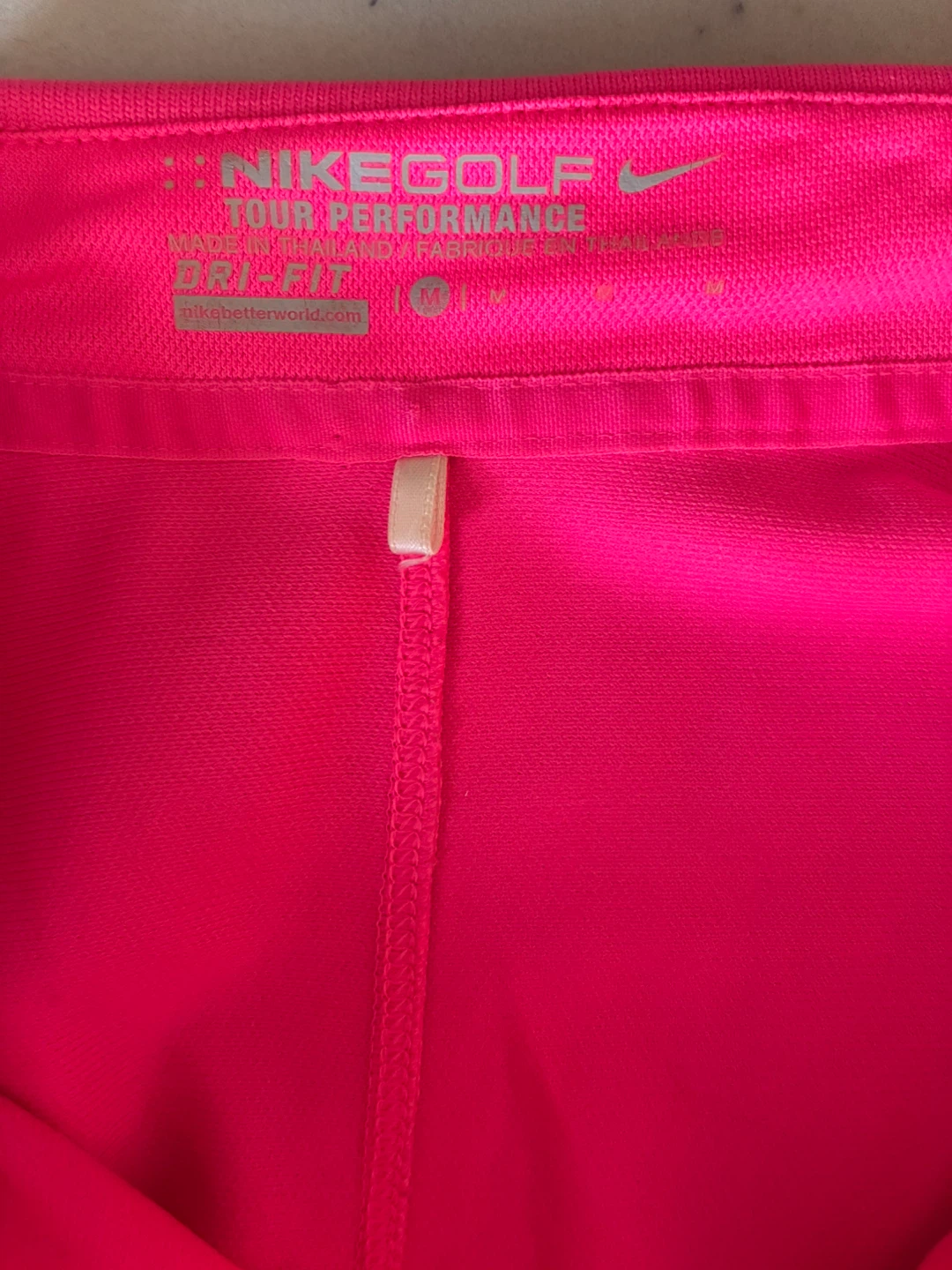 Nike Golf Tour Performance Dri-Fit Polo Shirt - Medium - Pink - photo 5