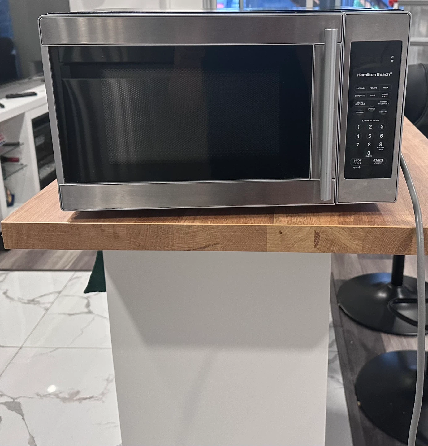 Hamilton Beach Stainless Steel Microwave - photo 3