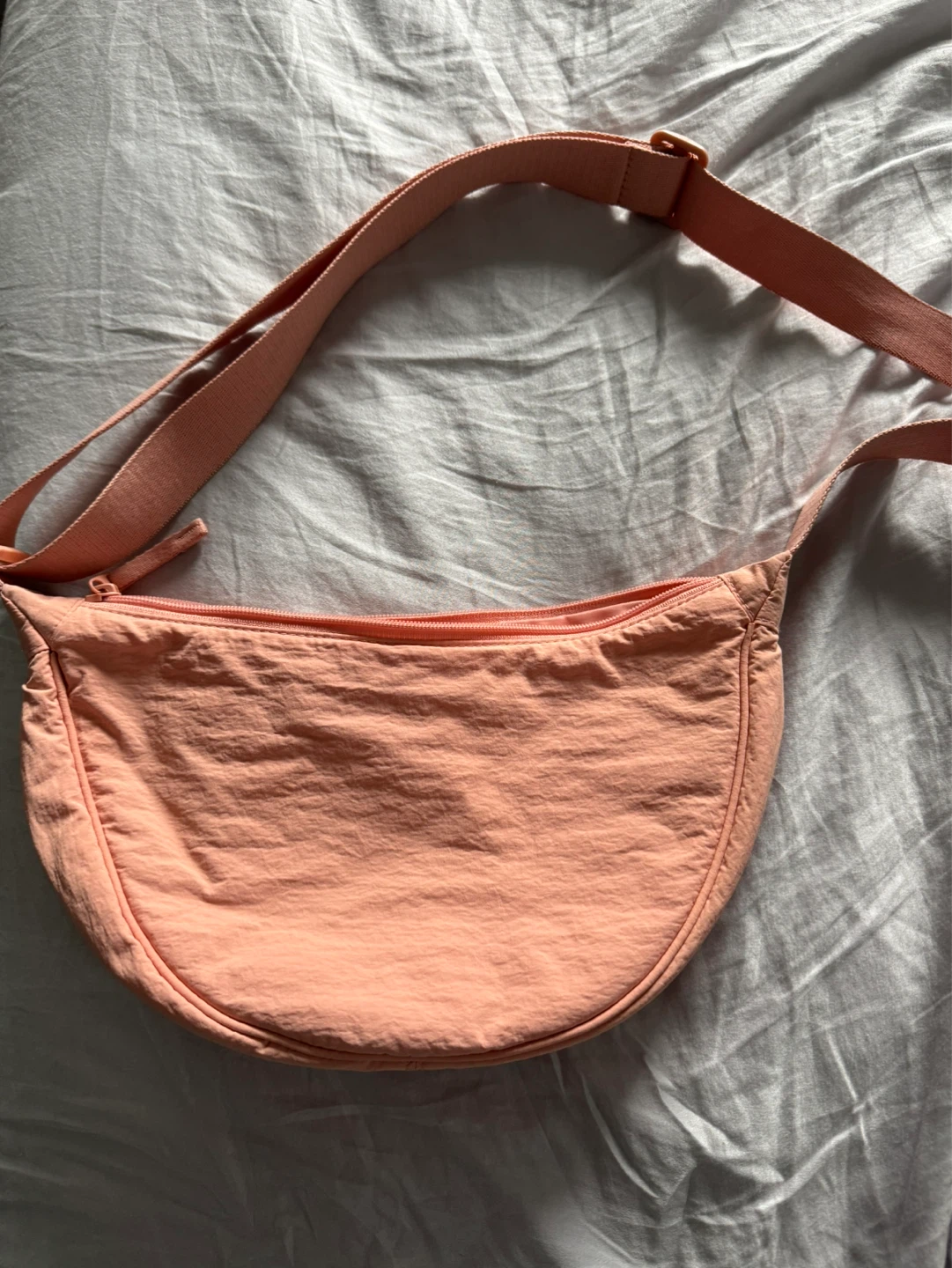 Pink Uniqlo Round Shoulder Bag