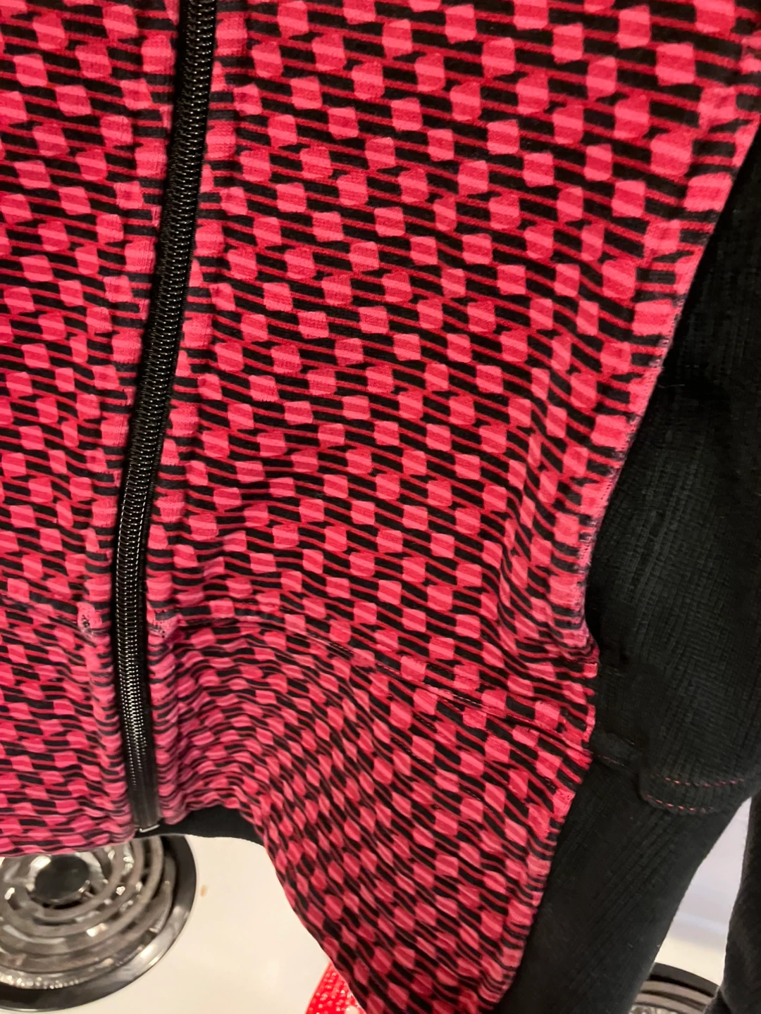 Lululemon Zip-Up Jacket Pink Black Size 6 - photo 3