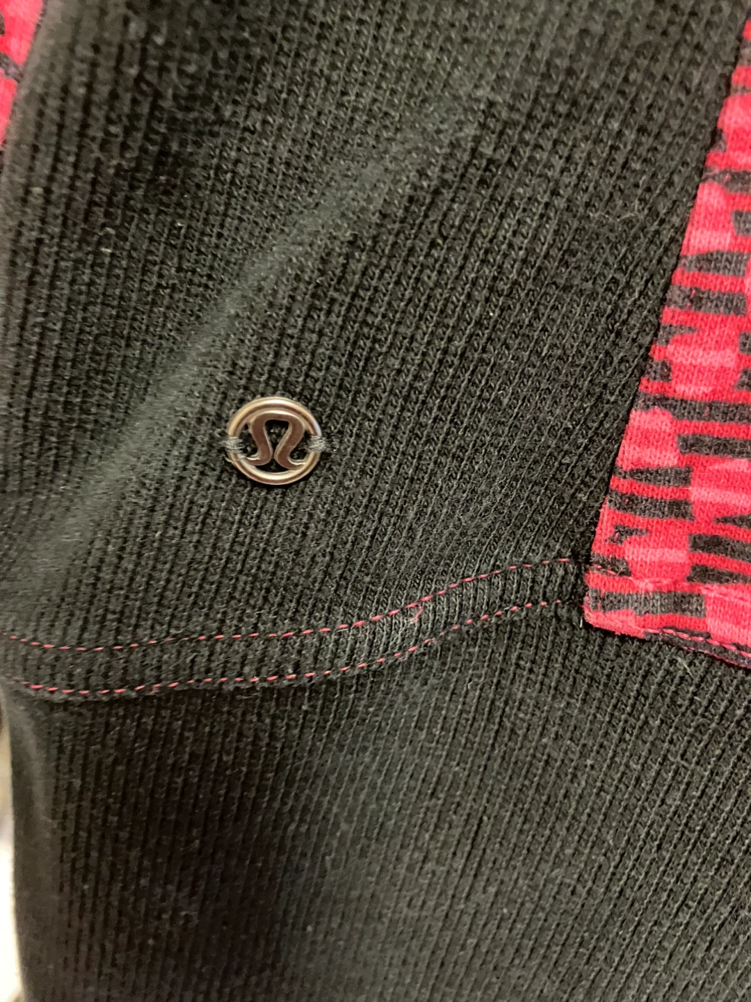Lululemon Zip-Up Jacket Pink Black Size 6 - photo 4
