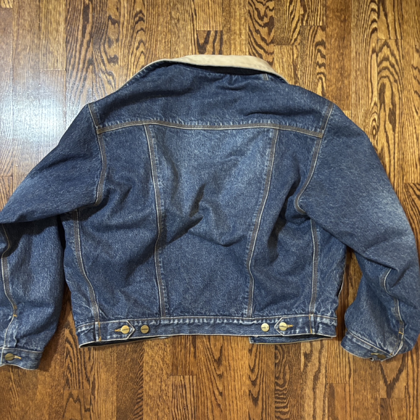 Giordano Denim Jacket with Southwestern Print Lining - Size M - photo 3