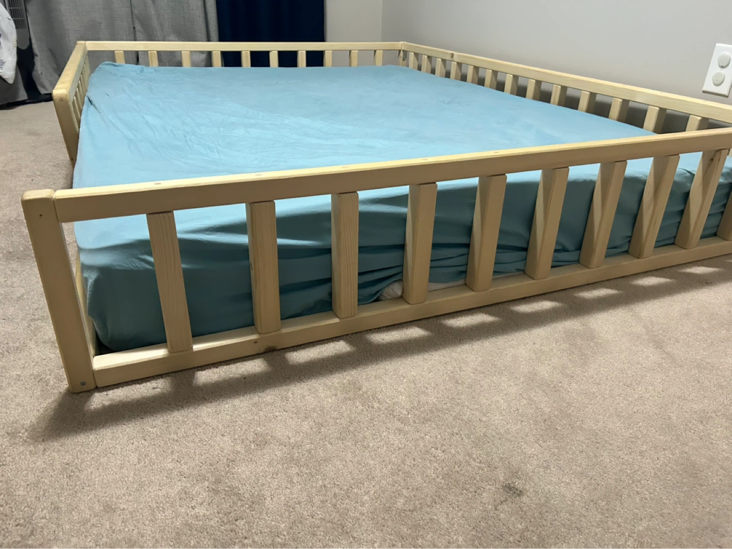 Queen Size Montessori Floor Bed **Matress Not Included** - photo 2